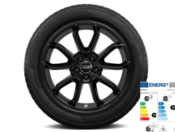 Audi A1 17" Vinterkomplethjul 5-eget Carabus i sort (7,5J x 17")